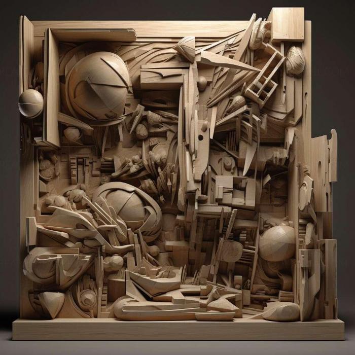 نموذج ثلاثي الأبعاد لآلة CNC 3D Art 